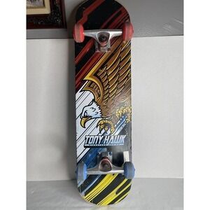 Tony Hawk Signature Series Skateboard Eagle Graphic Red Blue Wheels 4910920